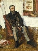 Edgar Degas Portrait d'homme oil on canvas